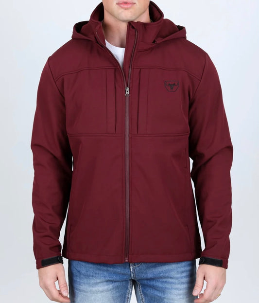 Platini Burgundy Soft-shell Jacket