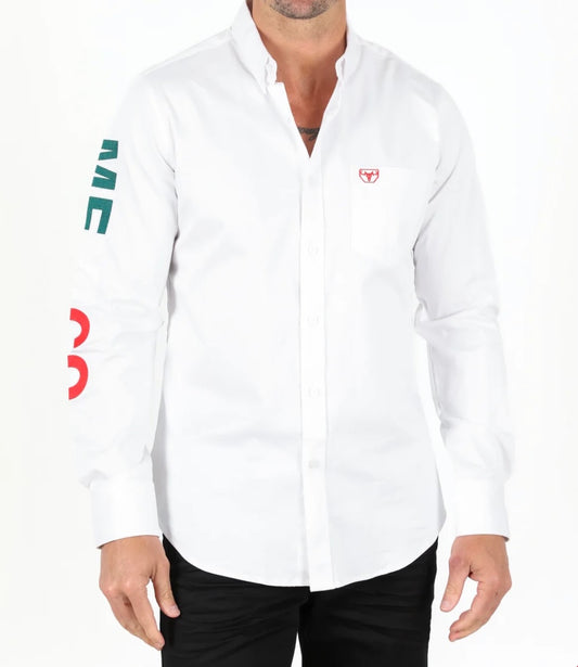 Mexico White Dress Shirt