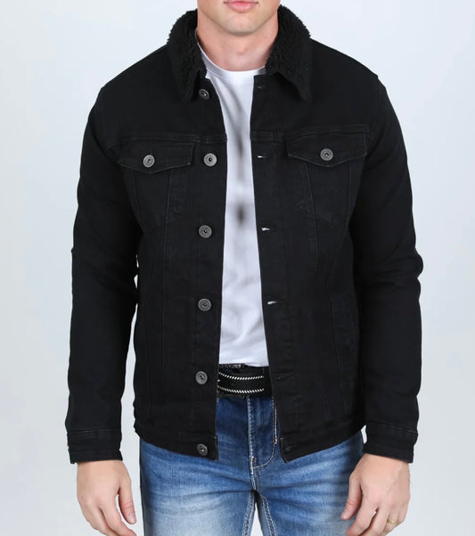 Sherpa Lined Denim Jacket