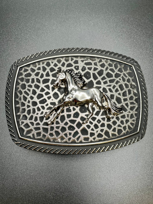 Silver Horse Buckle